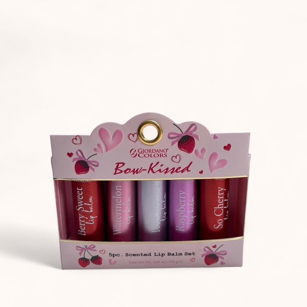 Lip Balm Set - Berry, Watermelon, Raspberry, Cherry